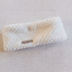 columbia ♡ fireside plush headband cozy winter white small / medium